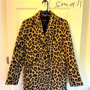Ann Taylor leopard print coat